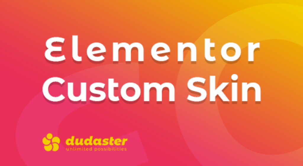 Elementor Custom Skin AddMe